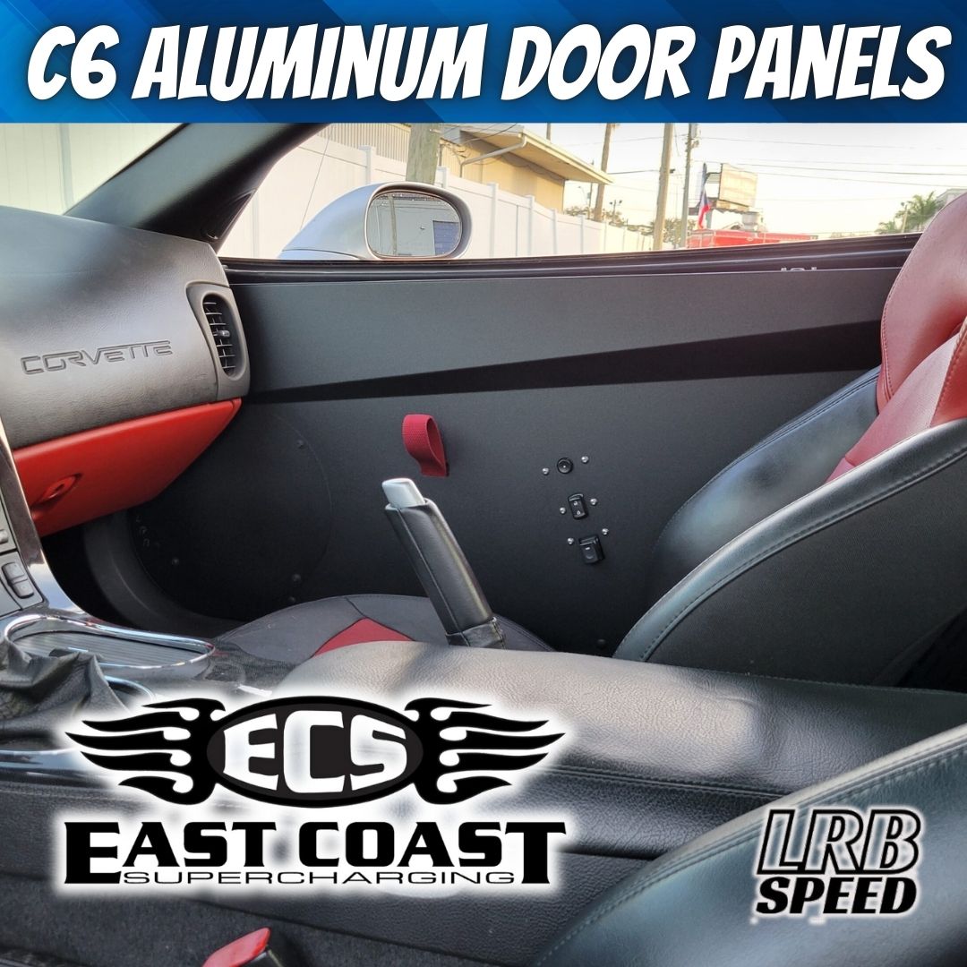 Aluminum Corvette C6 Door Panels