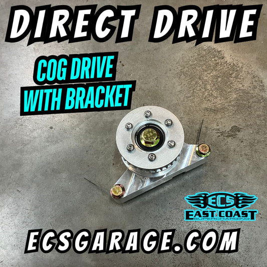Direct Drive Cog Pulley With Bracket And Bearing