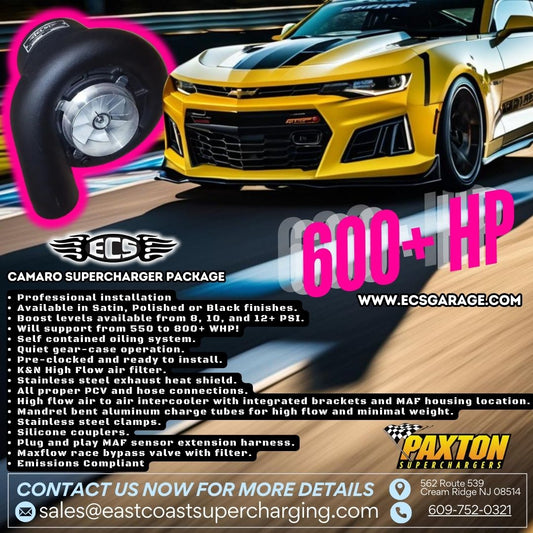 2016-2024 Camaro ECS Supercharger Package 600hp+