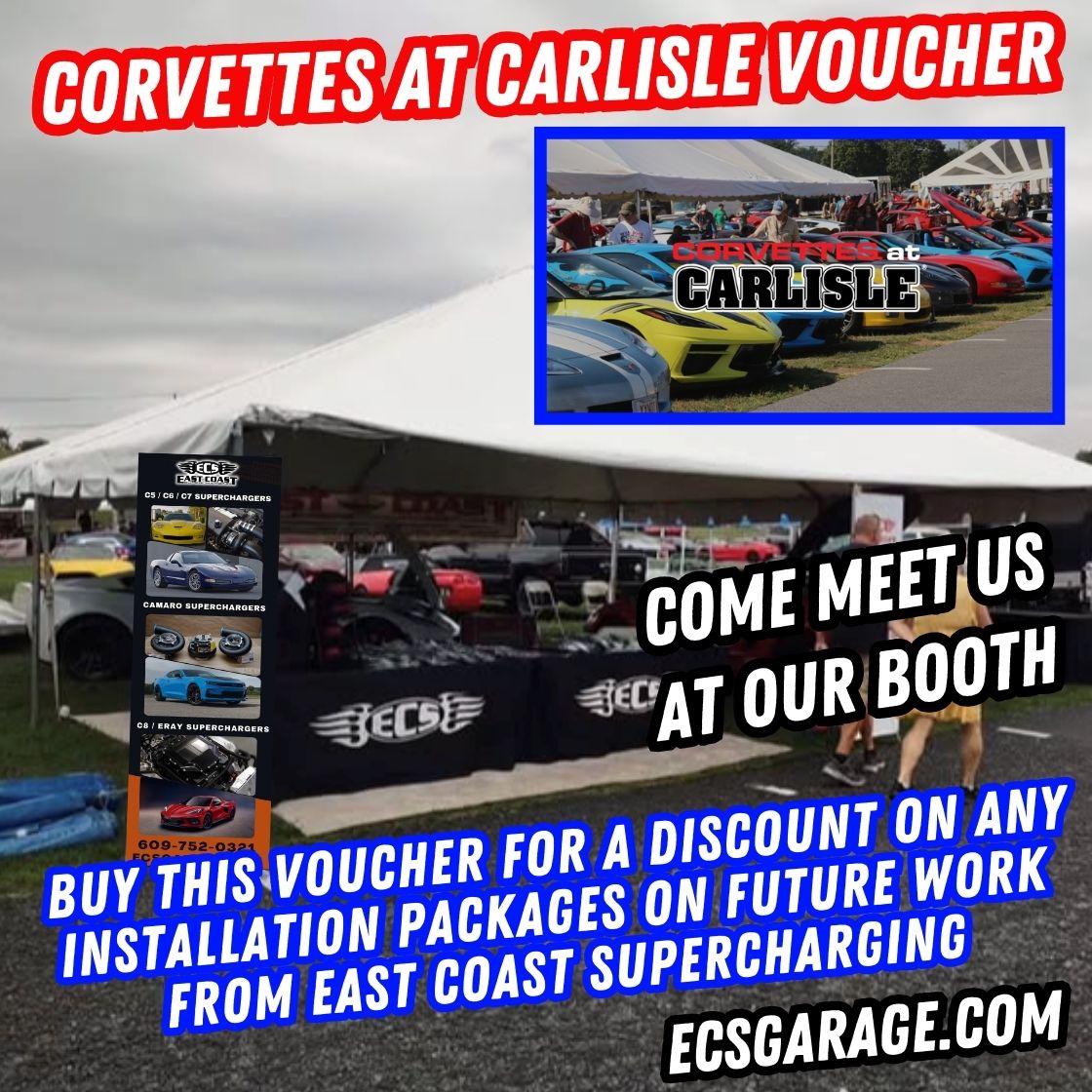Deposit Voucher For Corvettes At Carlisle Supercharger / Turbocharger Packages