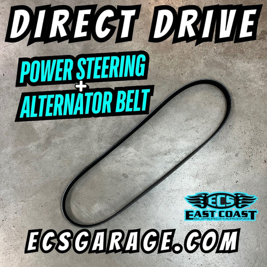 Direct Drive Power Steering And Alternator Belt