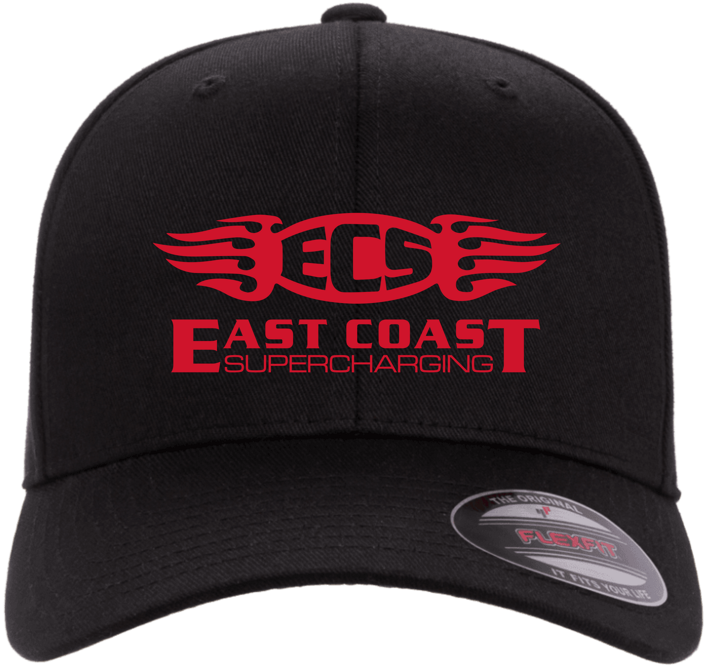 Black FlexFit ECS Hat