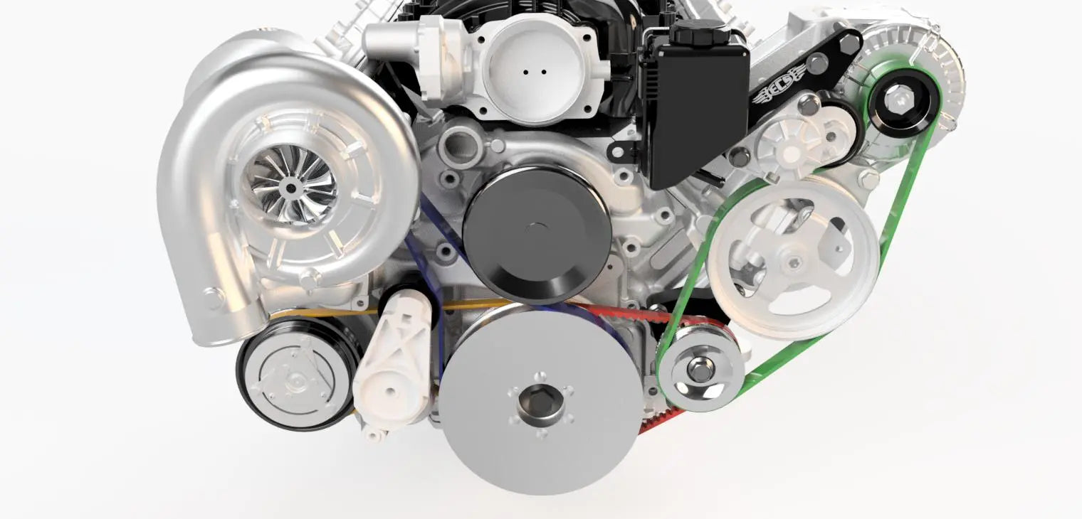 ECS Direct Drive Belt System 15% OD 10-RIB ECS-100-601