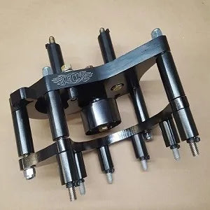 ECS C6 NOVI 1500/2200 Brackets and HD Tensioner Package 6/8 Rib Black Finish