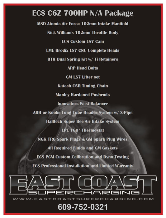 ECS C6 Z06 700 Complete Package CALL FOR PRICE