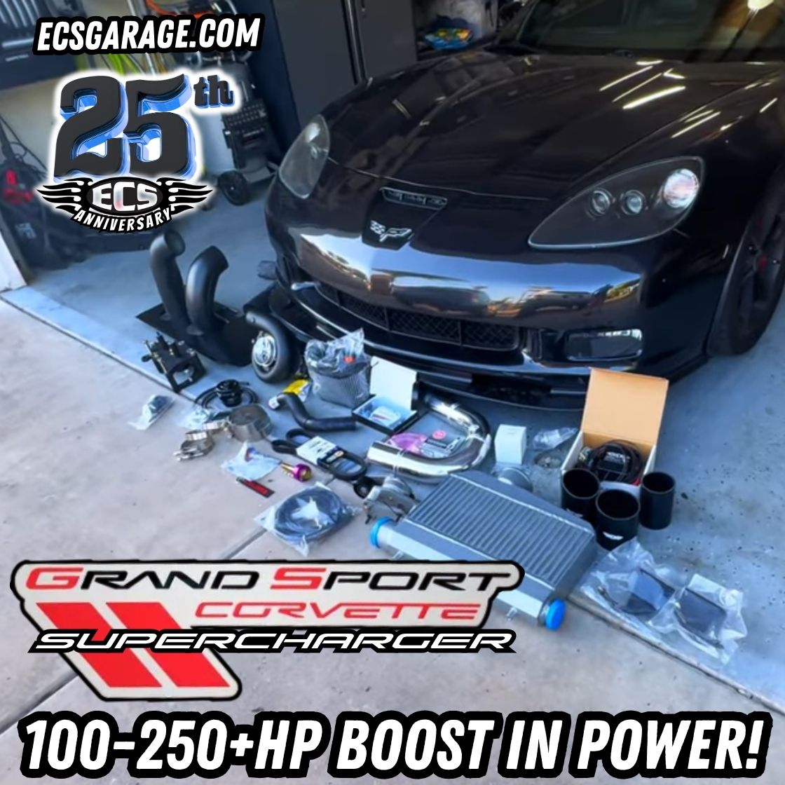 ECS C6 NOVI 1500 KIT LS3 GS MANUAL BLACK