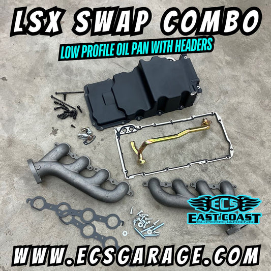 LSX Swap Oil Pan With Headers