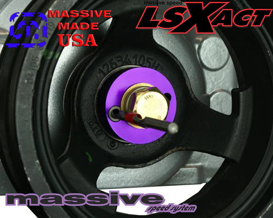 Massive Speed LS-X Crank Pulley Damper Pinning Kit LS1 LSX Truck LQ4 6.0 6.2 5.3 4.8 Gen III MATO'16620