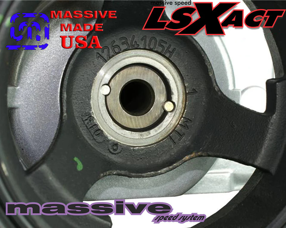 Massive Speed LS-X Crank Pulley Damper Pinning Kit LS1 LSX Truck LQ4 6.0 6.2 5.3 4.8 Gen III MATO'16620