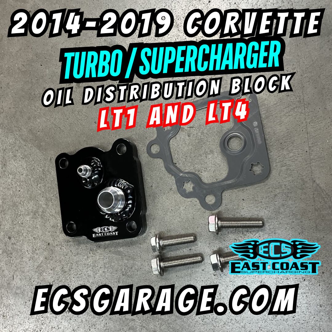 ECS LT1/LT4 C7 Oil Distribution Block & Hose Kit