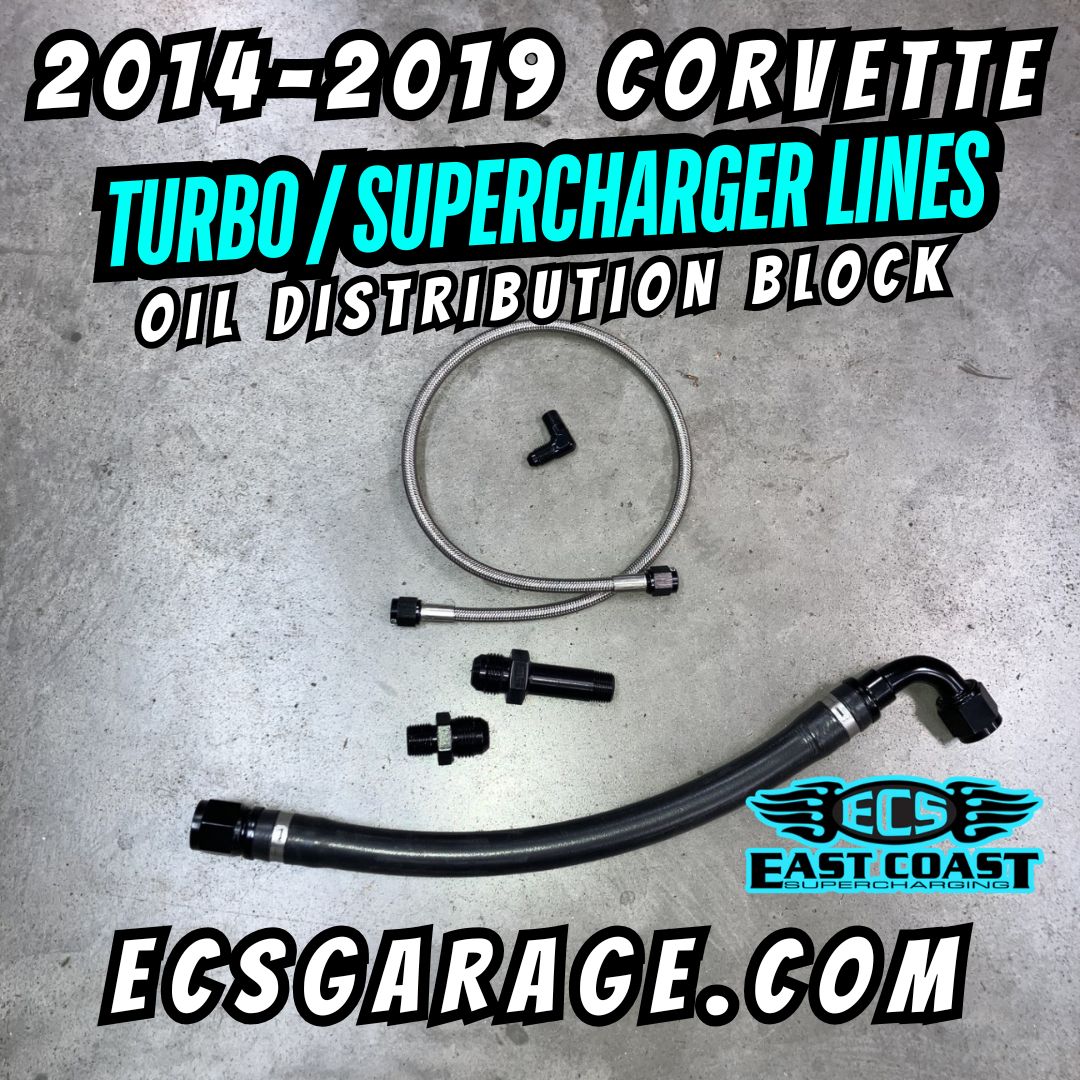 ECS LT1/LT4 C7 Oil Distribution Block & Hose Kit