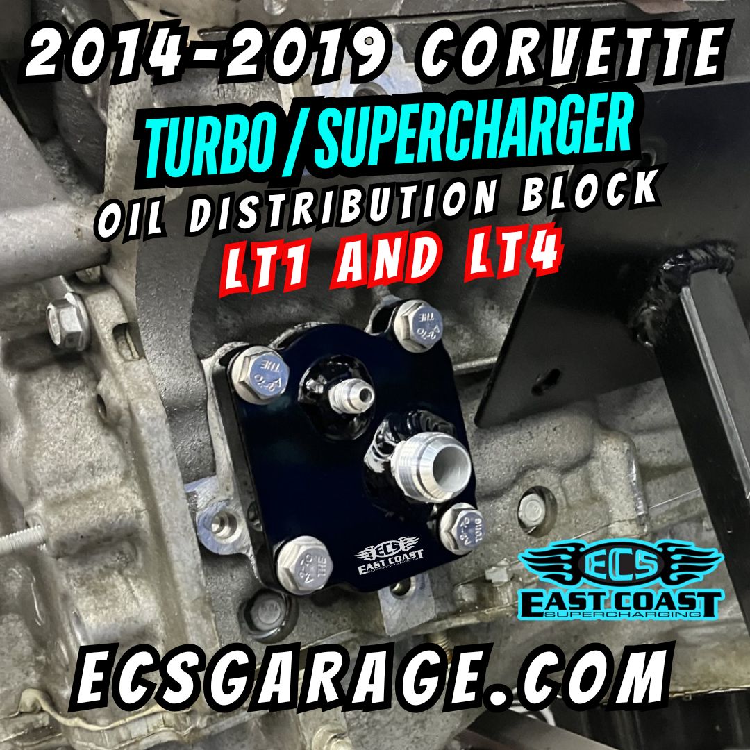 ECS LT1/LT4 C7 Oil Distribution Block & Hose Kit