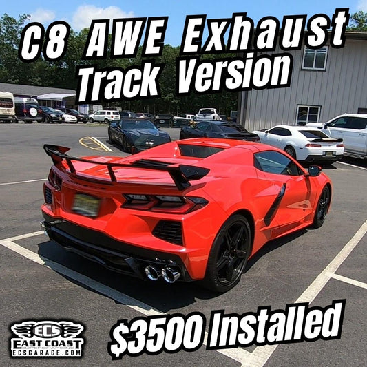 C8 AWE Track Edition Exhaust (Installed Package)