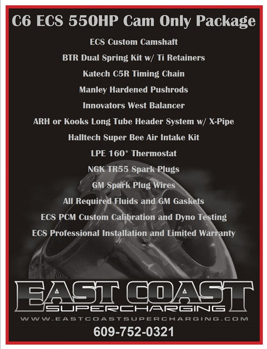 C6 ECS 550 HP Cam Only Package CALL FOR PRICE