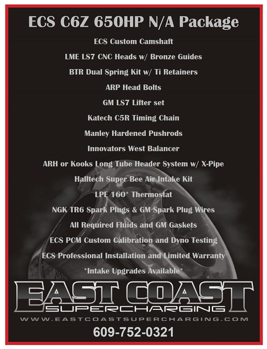 ECS C6 Z06 650 Complete Package CALL FOR PRICE