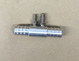 ECS C6 Vaccum Refference Tee w/ clamps