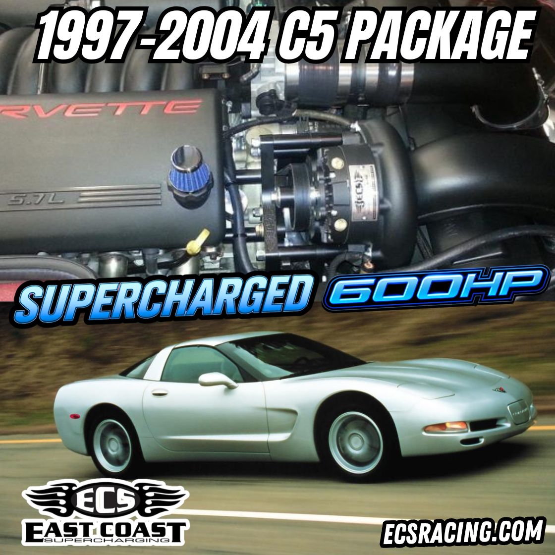 C5 600HP Package With Supercharger System