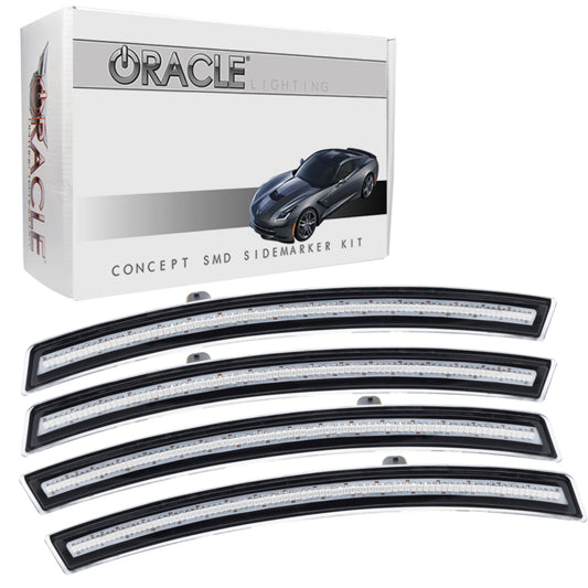 Oracle Chevrolet Corvette C7 Concept Sidemarker Set - Clear - No Paint SEE WARRANTY