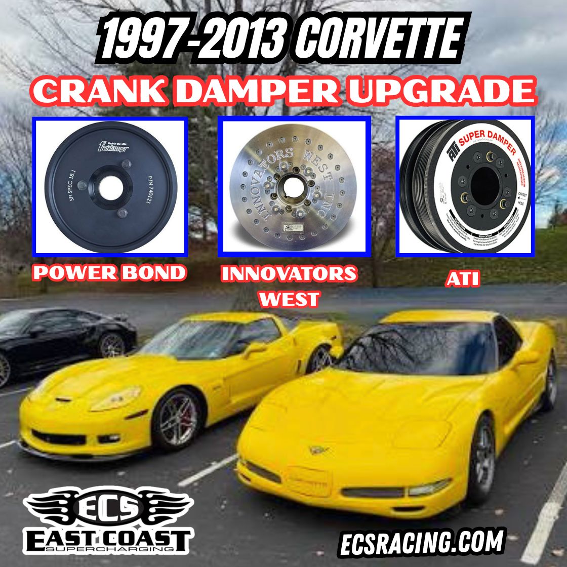 C5 and C6 Crank Damper Upgrade (Harmonic Balancer Wobble Fix)
