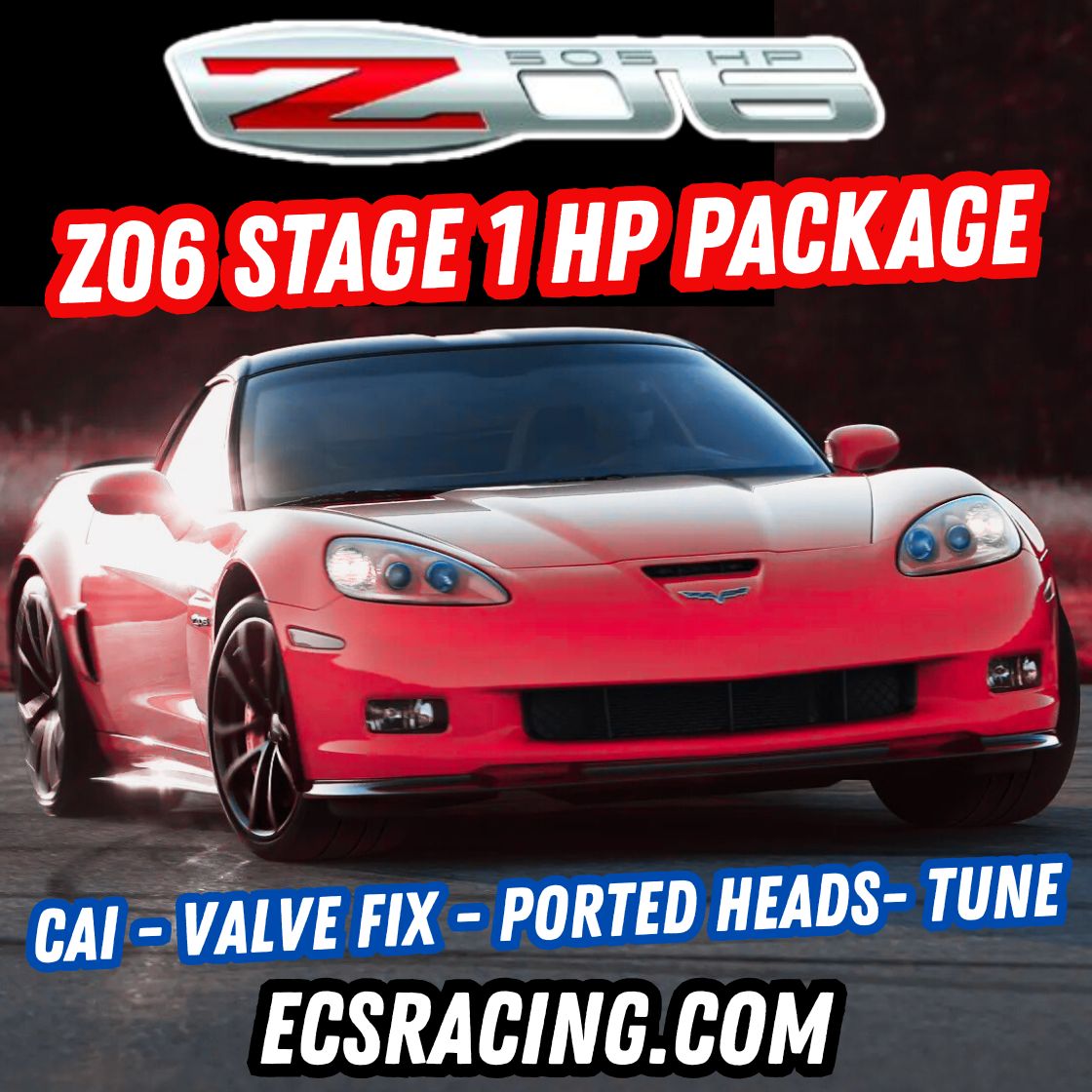 C6 Z06 Stage 1 Package head and valve fix 