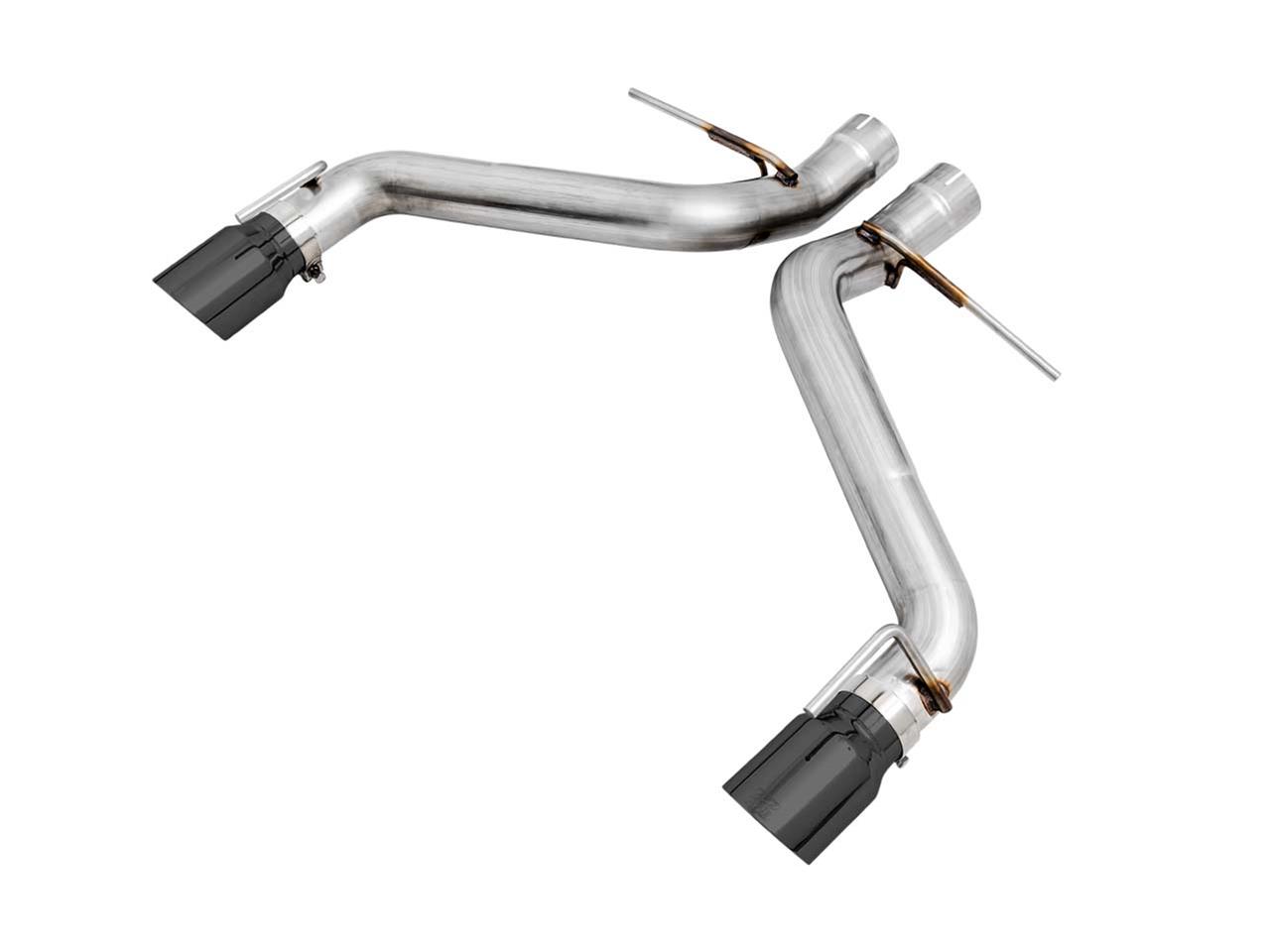 2016 - 2024 Camaro AWE Track Exhaust Dual Tip Black