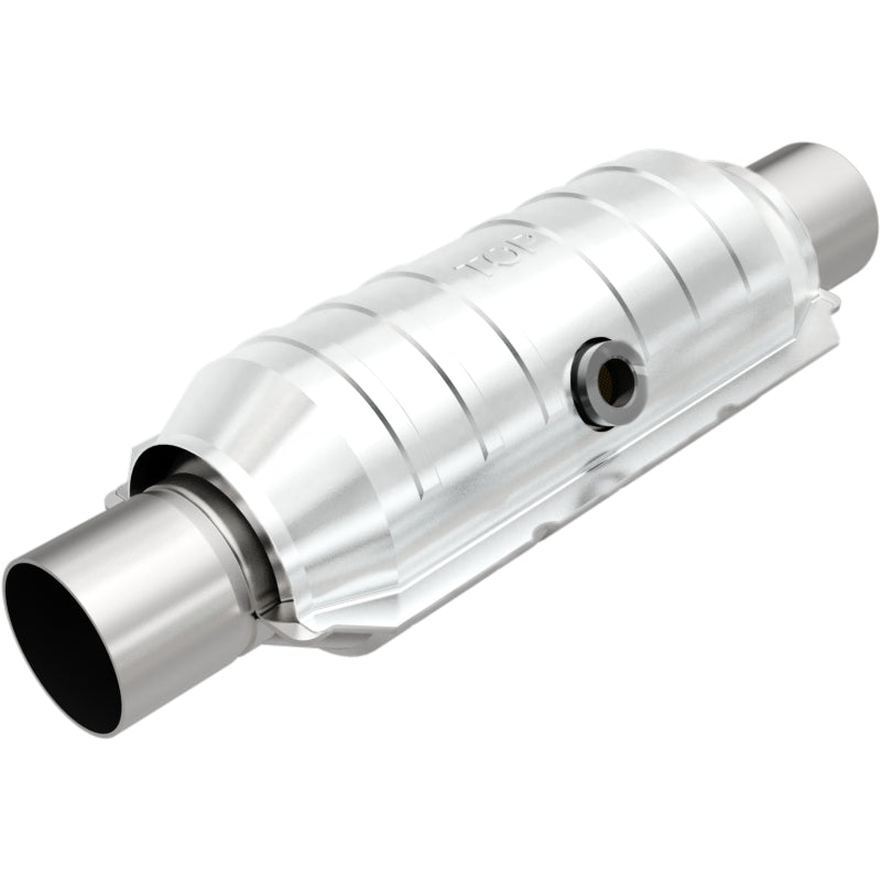 MagnaFlow Conv Univ 2.25in Inlet/Outlet Center/Center Round 11in Body ...
