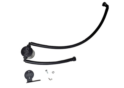 J&L 20-24 Chevrolet Corvette 6.2L LT2 Targa Top Passenger Side Oil Separator 3.0 - Black Anodized