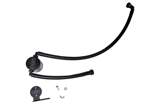 J&L 20-24 Chevrolet Corvette 6.2L LT2 Targa Top Passenger Side Oil Separator 3.0 - Black Anodized