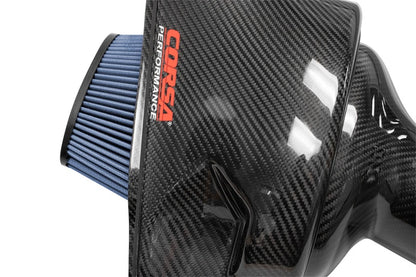 Corsa 2015-2019 Chevrolet Corvette C7 Z06 Carbon Fiber Air Intake with MaxFlow 5 Oiled Filter